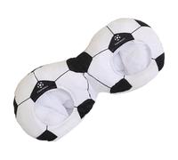 Soccer Hat Plush Fun Halloween Sports Ball Shape Party Hats Novelty Football Costume Headwear for Party Dress up Cosplay Accessories