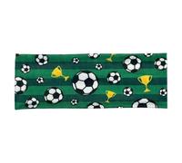 Soccer Headband - Sweat Absorbent Sports Hair Band for Training Comfort Control | Elastic Moisture Wicking Non Slip Fabric Running Fitness Football Workout Yoga Athletic Accessory 7.87x2.36x0.39in