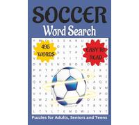 Soccer inspired/themed word search book.: Book is 6 X 9 inches, 110 pages with 55 Puzzles and 495 words with mostly easy to read print. Each puzzle ... vertically, diagonally, forward, or backward.