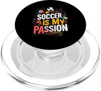 Soccer Is MY Passion Soccer Passion PopSockets PopGrip for MagSafe