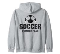 Soccer is My Summer Plan Watch Party Fan Lifestyle Zip Hoodie