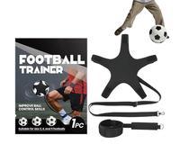 Soccer Kick Trainer | Exercise Aid with Pull Rope | Adjustable Bracelet Football Training Aid | For Teenagers for Practice Indoor and Outdoor Use as well as in the Garden, School, Gym and In The Gym