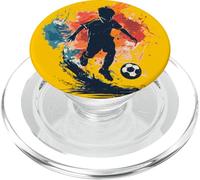 soccer kids Artwork For Kinderfußball Fans PopSockets PopGrip for MagSafe