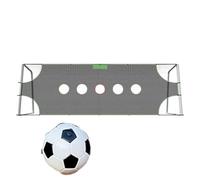 Soccer Launch Net 1/3/5 Holes Detachable Football Goal Training Net | Quarterback Training Equipment for Throwing Accuracy Football Training Equipment