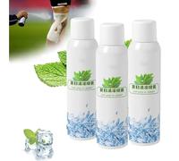 Soccer Magic Spray - Instant Cooling Spray,Freezing Cold Magic Spray,Portable Summer Cooling Spray,Icy Cool Relief,Cool Down Return to The Game with Confidence - Hot Flash Relief Spray (3 Pcs)