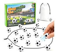 Soccer Magnetic Game with String - With 20 Pieces Ball & String,Interactive Family Table Game，Strategy Board Game for Kids & Adults,Portable Travel Puzzle Game, Party Game Ages 5+