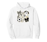 Soccer Mama Vintage Mom Preppy Soccer Women Streetwear Pullover Hoodie