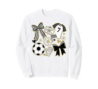Soccer Mama Vintage Mom Preppy Soccer Women Streetwear Sweatshirt