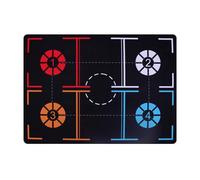 Soccer Mastery Mat, Basketball Steps Training Mat, Non-Slip Rubber Steps Training Mat, Silenc Training Rhythm Control Basketball Mat