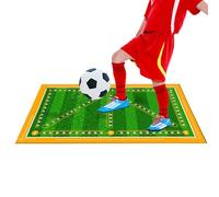 Soccer Mat - Soccer Training Mat | Football Mat | Portable Non-Slip Silent Soccer Mat for Home Gym, Footstep Training Football Mat, Silent Portable Non-Slip Soccer Skills Drills Pad, Soccer Training