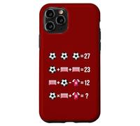 Soccer Math Equation Riddle Design Solve The 67 Puzzle Case for iPhone 11 Pro