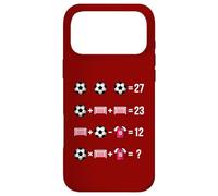 Soccer Math Equation Riddle Design Solve The 67 Puzzle Case for iPhone 17 Pro Max
