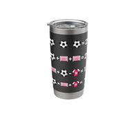 Soccer Math Equation Riddle Design Solve The 67 Puzzle Stainless Steel Insulated Tumbler
