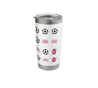 Soccer Math Equation Riddle Design Solve The 67 Puzzle Stainless Steel Insulated Tumbler