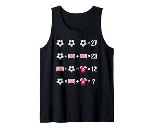 Soccer Math Equation Riddle Design Solve The 67 Puzzle Tank Top