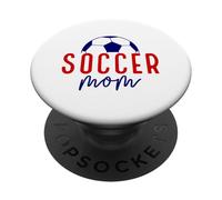 Soccer Mom Mama Vintage Soccer Mother Mommy Soccer Family PopSockets Adhesive PopGrip