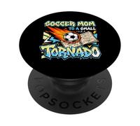 Soccer Mom To A Small Tornado Youth Sports Parent PopSockets Adhesive PopGrip