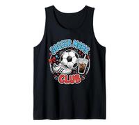 Soccer Moms Club Iced Coffee Cleats Sports Match Day Tank Top