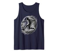 Soccer Motion Design for Teen and Adult Male Athletes Tank Top