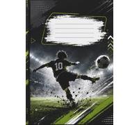 Soccer Notebook for Boys Ages 5-10: A5 Lined School Notebook | 60 Pages | Football Journal for Kids