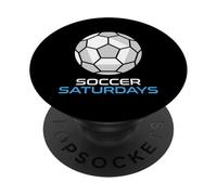 Soccer on Saturdays Soccer Mom And Dad Soccer Mom PopSockets Adhesive PopGrip