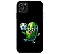 Soccer Pickle Mascot Cute Cartoon Football Humor Case for iPhone 11 Pro Max