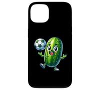 Soccer Pickle Mascot Cute Cartoon Football Humor Case for iPhone 13