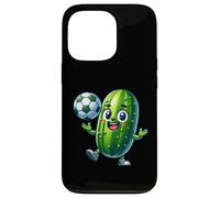 Soccer Pickle Mascot Cute Cartoon Football Humor Case for iPhone 13 Pro