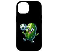 Soccer Pickle Mascot Cute Cartoon Football Humor Case for iPhone 14