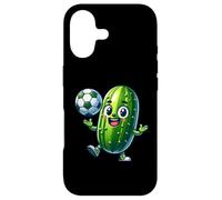 Soccer Pickle Mascot Cute Cartoon Football Humor Case for iPhone 17