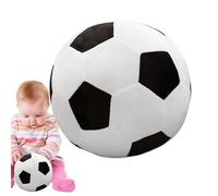 Soccer Pillows For Boys Room - Game Component, Large Sphere Device for Interior Decoration, Soft Figure Ornament with Resilient Filling, Rest Apparatus, Throw Cushion for Adolescents, Academic Space