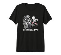 Soccer Player Chess Humor Checkmate Winning Goal Premium T-Shirt