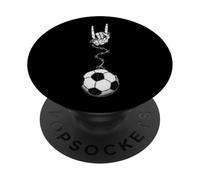 Soccer Player Coach Team Cool Retro Vintage 90s Alt Metal PopSockets Adhesive PopGrip