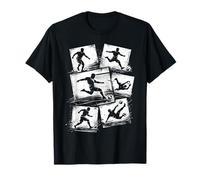 Soccer Player Collage Coach Retro Boys Men Women Kids Youth T-Shirt