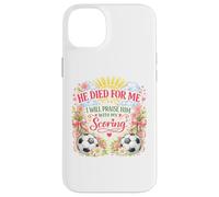 Soccer Player Easter Jesus Risen Resurrection Girl Women Case for iPhone 14 Plus