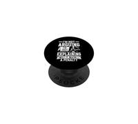 Soccer Player Explaining Why It Wasn't a Penalty PopSockets Adhesive PopGrip