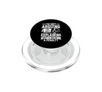 Soccer Player Explaining Why It Wasn't a Penalty PopSockets PopGrip for MagSafe