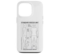 Soccer Player Joke Action Figure Funny Football Players Case for iPhone 13 Pro