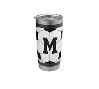 Soccer Player Letter M Phone Case Stainless Steel Insulated Tumbler