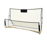 Soccer Rebounder Net 210 * 120 * 85cm Adjustable Height Training Equipment with Dual Height Nets & Carry Bag Professional Soccer Trainer for All Skill Levels
