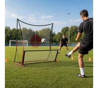 Soccer Rebounder Net Combo Size Trainer Portable Backyard Passing
