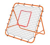 Soccer Rebounder Net | Foldable Football Training Net | Kickback Target for Passing, Shooting & Ball Control | Portable Training Equipment for Kids & Adults (Orange)