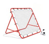 Soccer Rebounder Net, Portable Rebounder Back Trainer, for Soccer, Volleyball, Softball, for Passing & Shooting Practice(Rosso,103x100cm/40.6x39.4in)