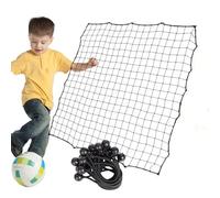 Soccer Rebounder Replacement Net -39.37x39.37 Inch, Durable Catch Net, 20 Rope Support |Good Durability Training Gear For Outdoor Field Practice Playground Backyard Soccer Drills Kids Adults