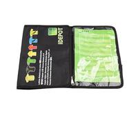 Soccer Referee Accessory Bag for Soccer Referee Cards Linesman Flags Whistle 11.9In x 8.3In 11.9x8.3 In