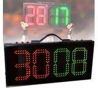 Soccer Replacement Board, LED Match Time Display for Injury, Referee Team Marker Board, Sports Game Timer, Single Side, Easy to Use for Soccer Referees