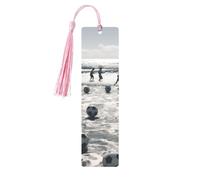 Soccer Sea Printed Metal Bookmarks S - Pink Lightweight Aluminium Book Marker for Books, Journals & Gifts, Ideal Book Lovers, Holiday Decor & Crafts