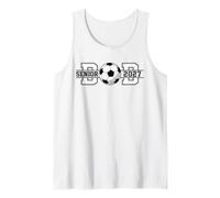 Soccer Senior dad 2027 Graduate Tank Top