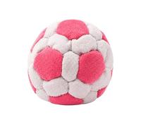 Soccer-Shaped Mini Tossing Bean Bags, Handmade Multicolored Throwing Beanbag, for Outdoor Family Games Kids Toys Hand Toss Games Boys Girls Party Game Pink