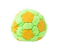 Soccer-Shaped Mini Tossing Bean Bags, Handmade Multicolored Throwing Beanbag, for Outdoor Family Games Kids Toys Hand Toss Games Boys Girls Party Game Green